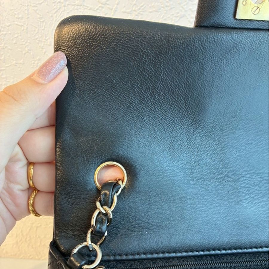 Chanel 黑羊皮淡金雙C coco20❤️‍🔥❤️‍🔥-16