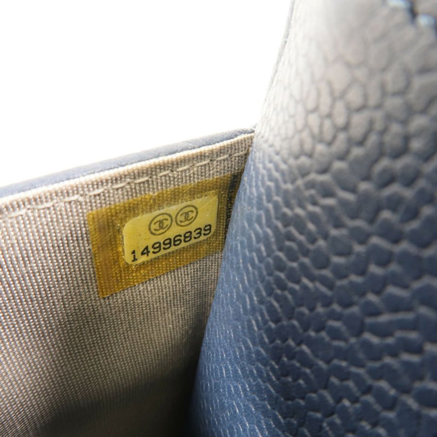 CHANEL 牛皮皮革WOC Wallet On Chain鏈帶肩背袋-9