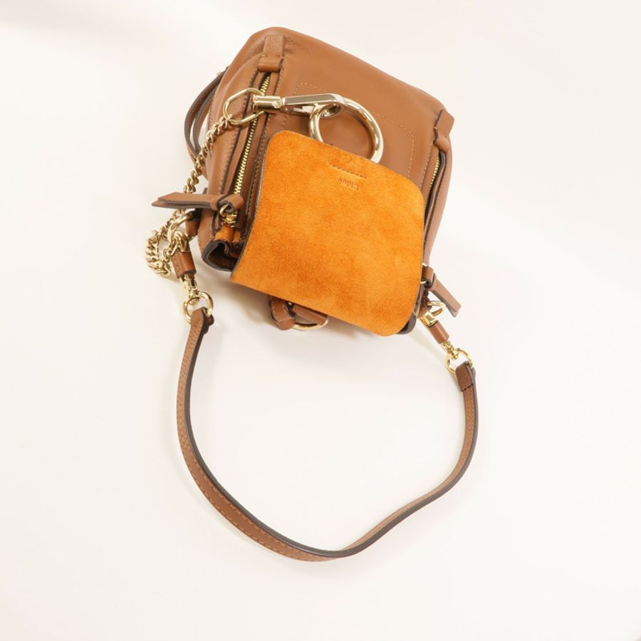 Chloe 牛皮皮革/Suede Faye Backpack背包-6