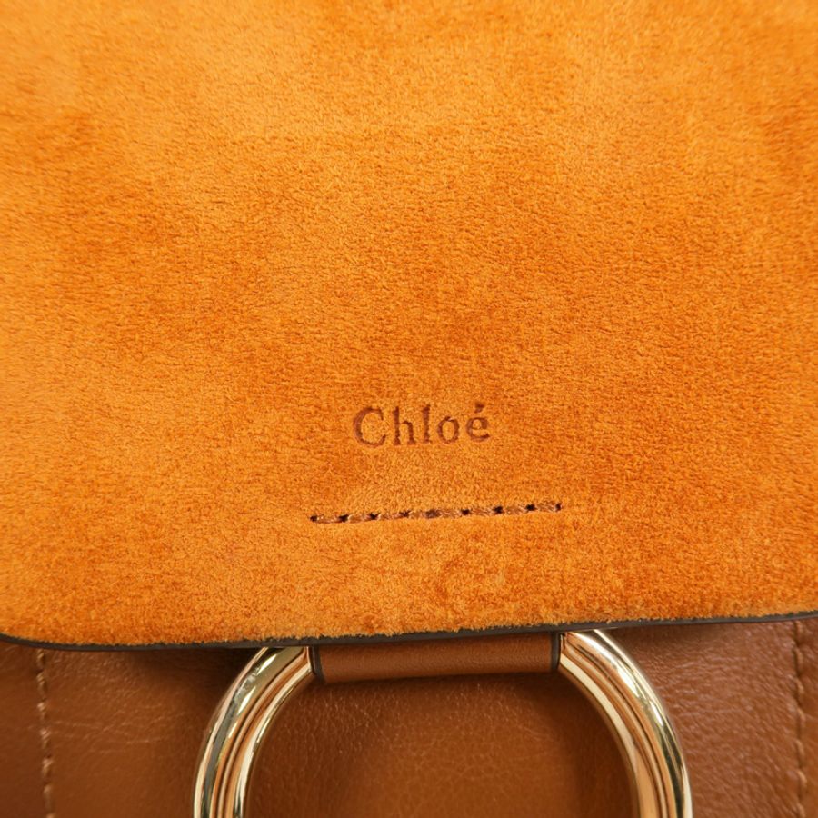 Chloe 牛皮皮革/Suede Faye Backpack背包-8