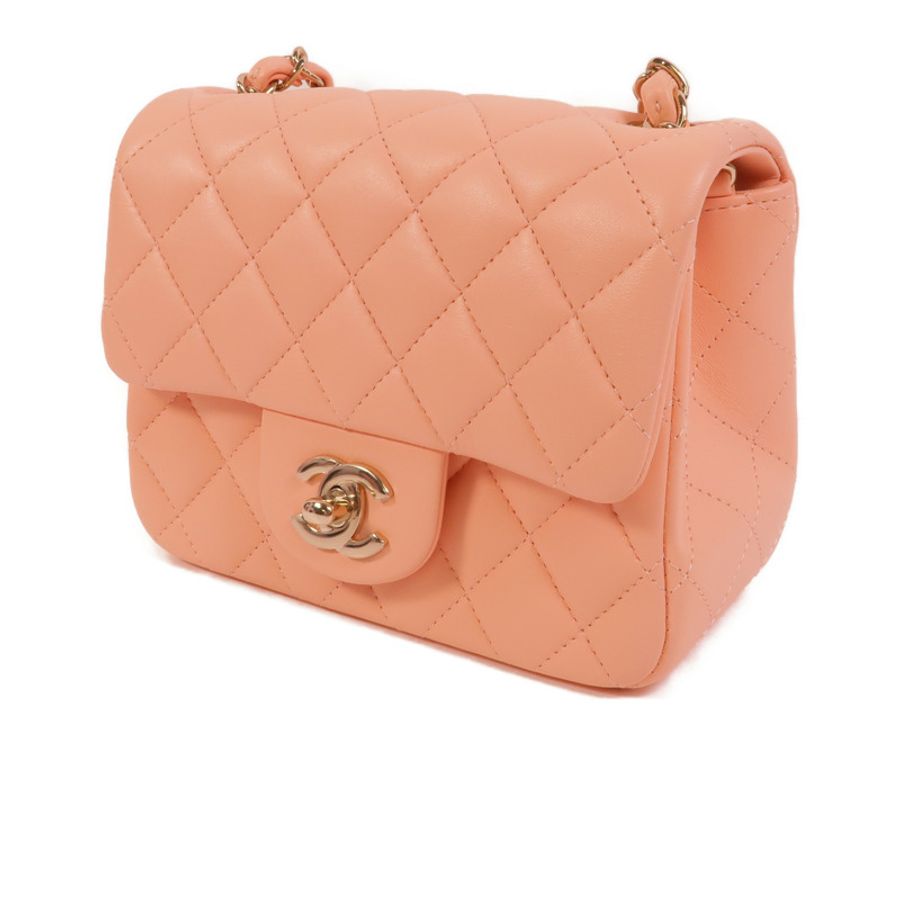CHANEL 羊皮皮革Classic 17鏈帶肩背袋-2