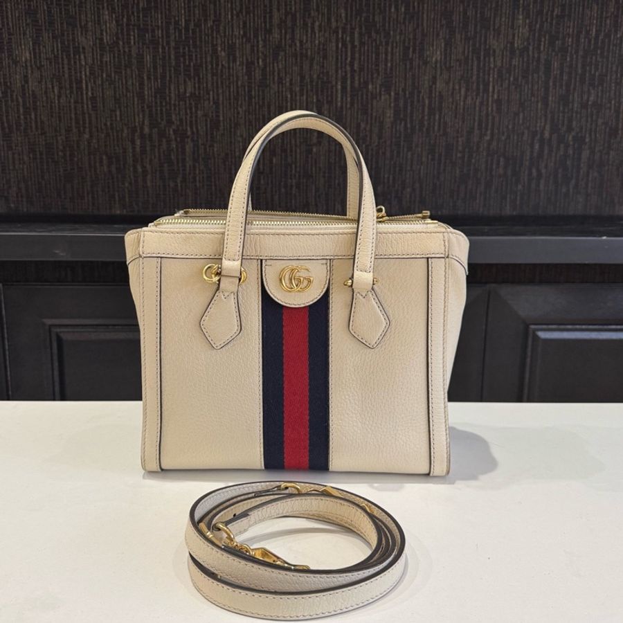古馳GUCCI24cm原始030內里乾淨四角輕磨成色不錯-0