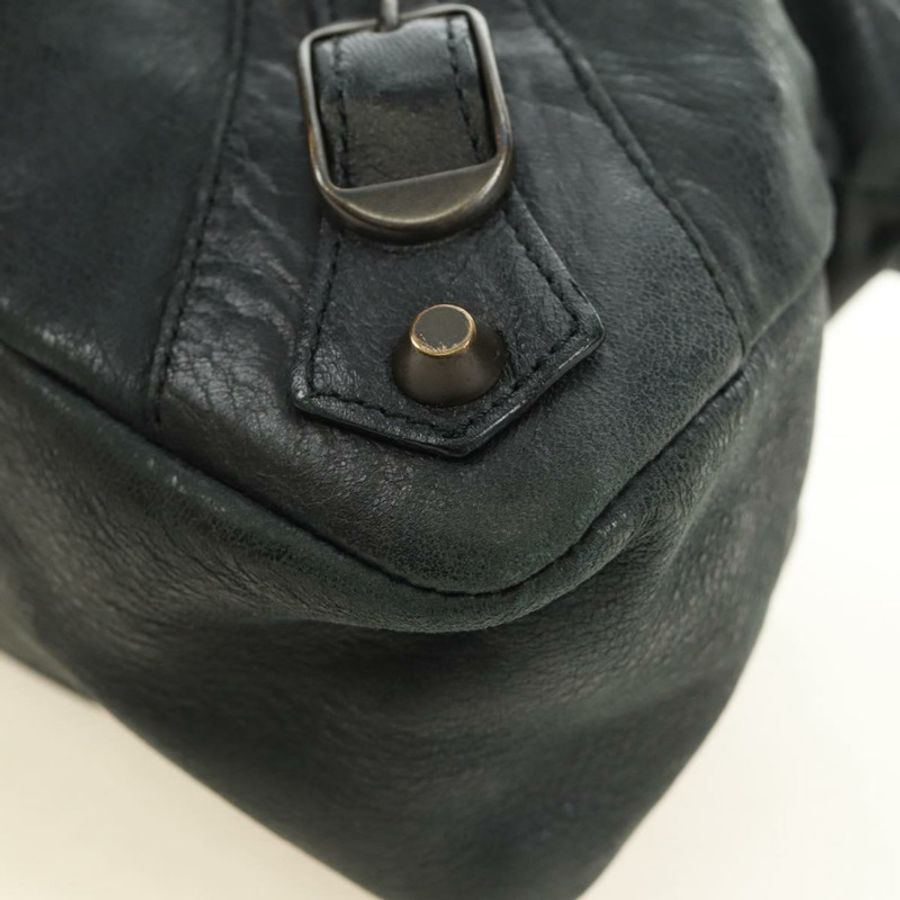 【日本直送】BALENCIAGA The First 手提包 皮革 2way 海軍藍 103208 正品 185338M-19