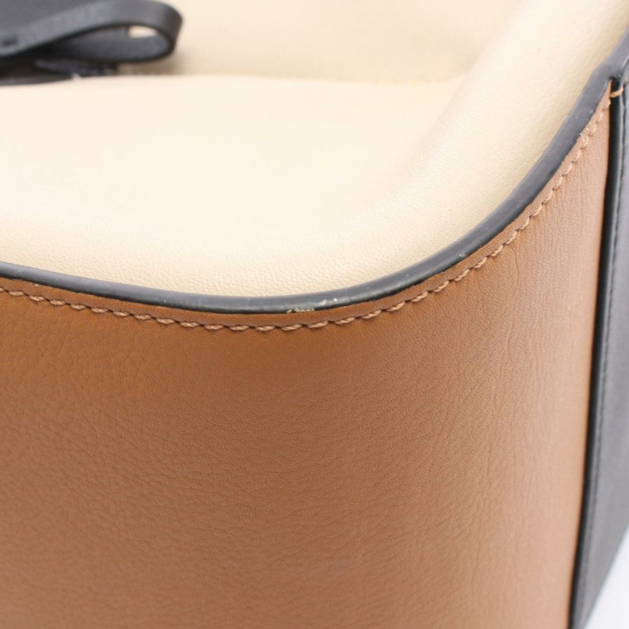 LOEWE HAMMOCK SMALL 單肩斜背包 A538S35X51 皮革 米色 二手-6