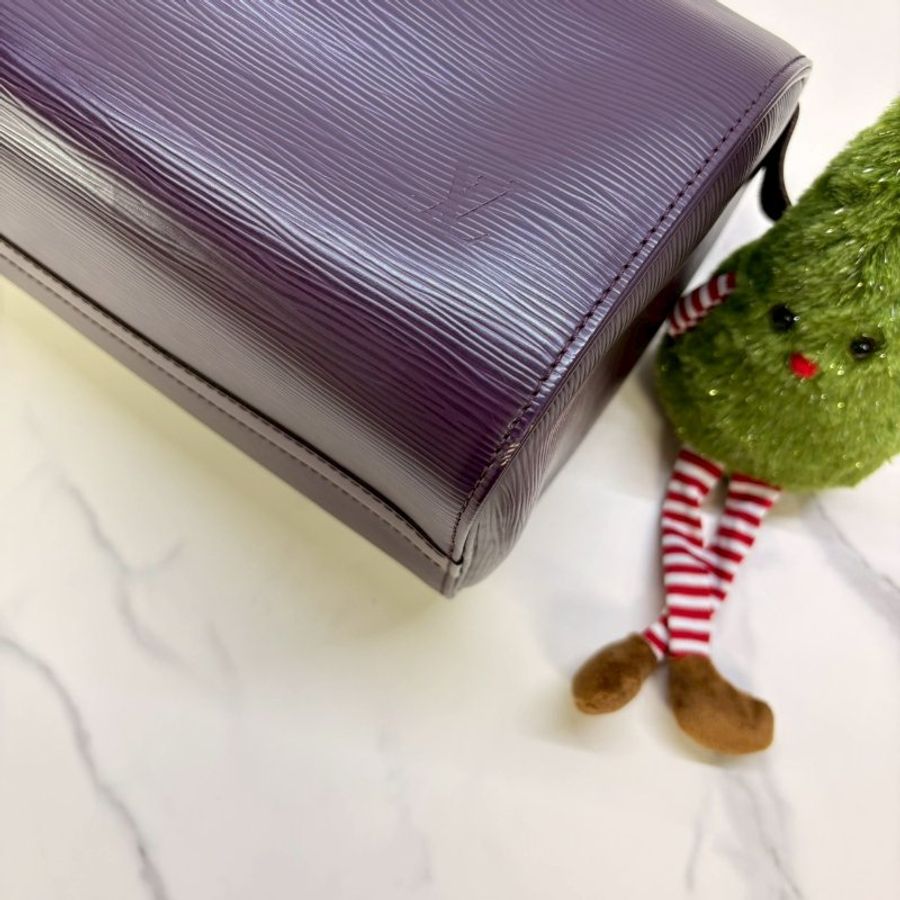 LV 水波紋 Speedy30波士頓手提包-6