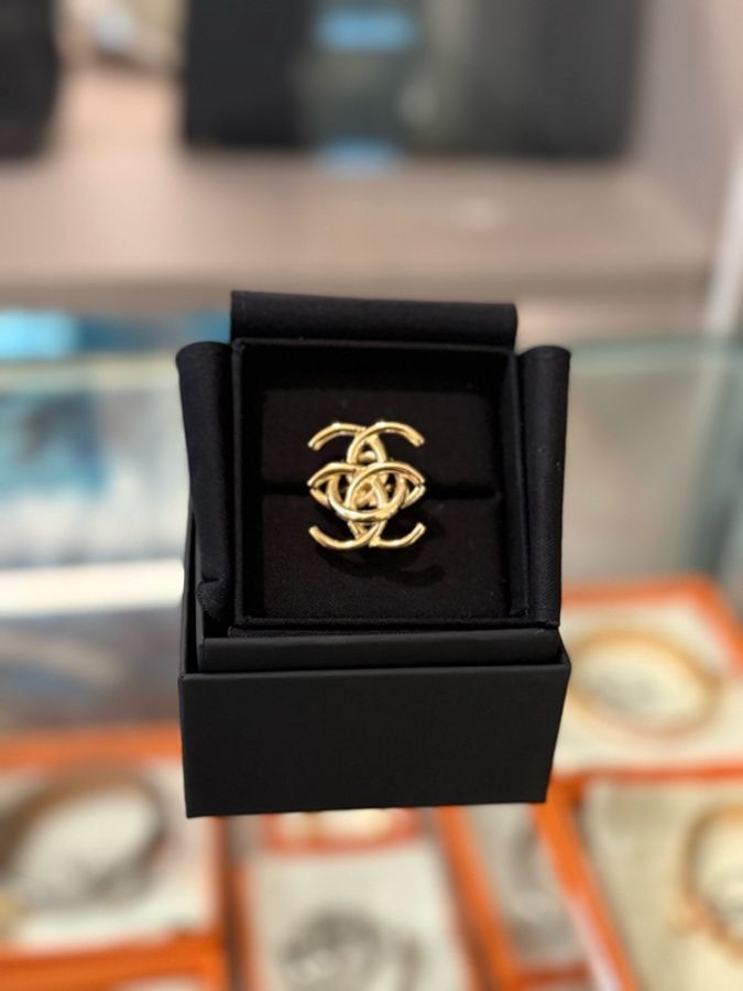 Chanel 26A雙C戒指-0