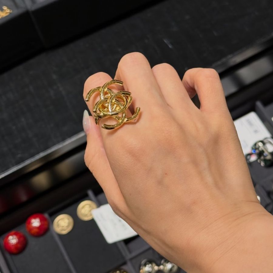 Chanel 26A雙C戒指-3