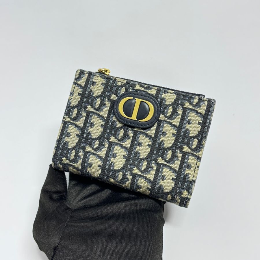 【全新閒置🎁】 DIOR 30 Montaigne Dahlia 短夾 專櫃最新款🆕-2