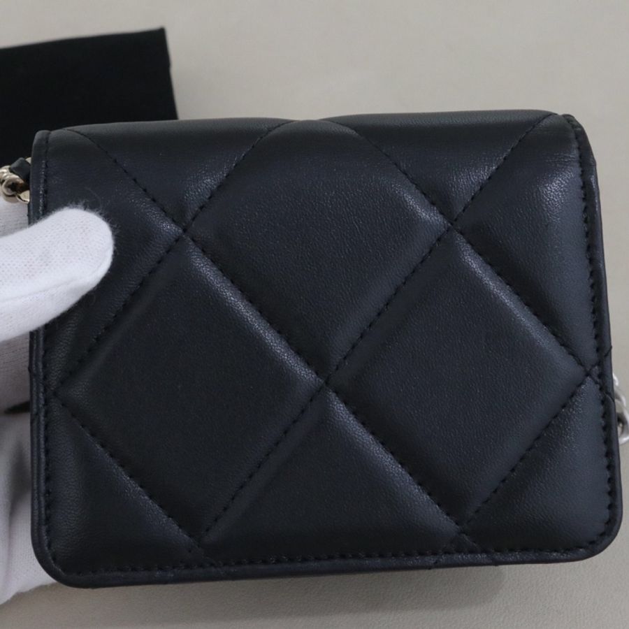特惠價 Chanel 香奈兒 19bag小挎包 小廢包黑色-1
