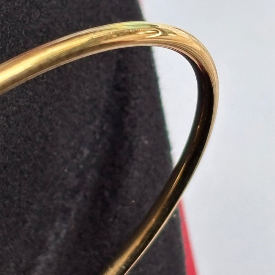 ::Cartier:: 卡地亞 Juste un Clou 系列18K 黃金釘子手環 18號 手鐲-11