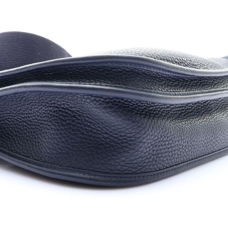 午夜藍 Clemence 牛皮 Evelyne 29 肩背包 D刻【HERMES 愛馬仕】 H056277CC-7