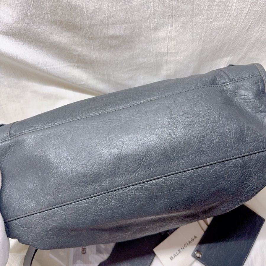 Balenciaga迷霧藍小羊皮機車包 巴黎世家包 巴黎世家機車包-2