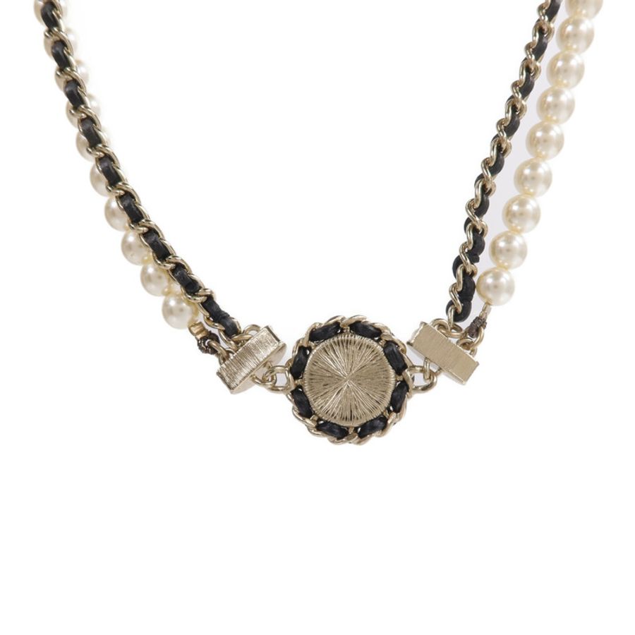 CHANEL PVC/金屬Necklace項鍊-1