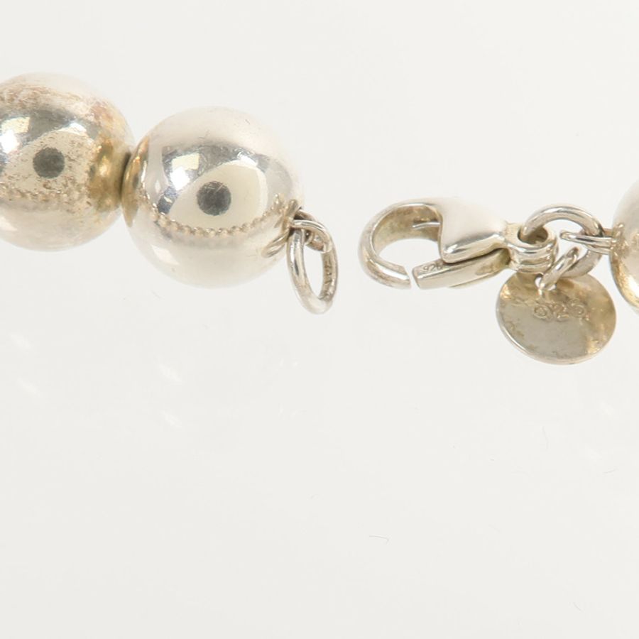 TIFFANY&CO 925純銀Ball Bracelet手鏈-5