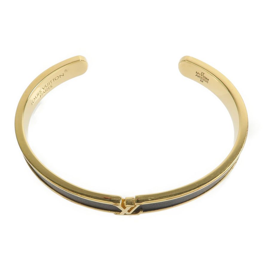 LOUIS VUITTON 金屬Initiales Bracelet M手鐲-3