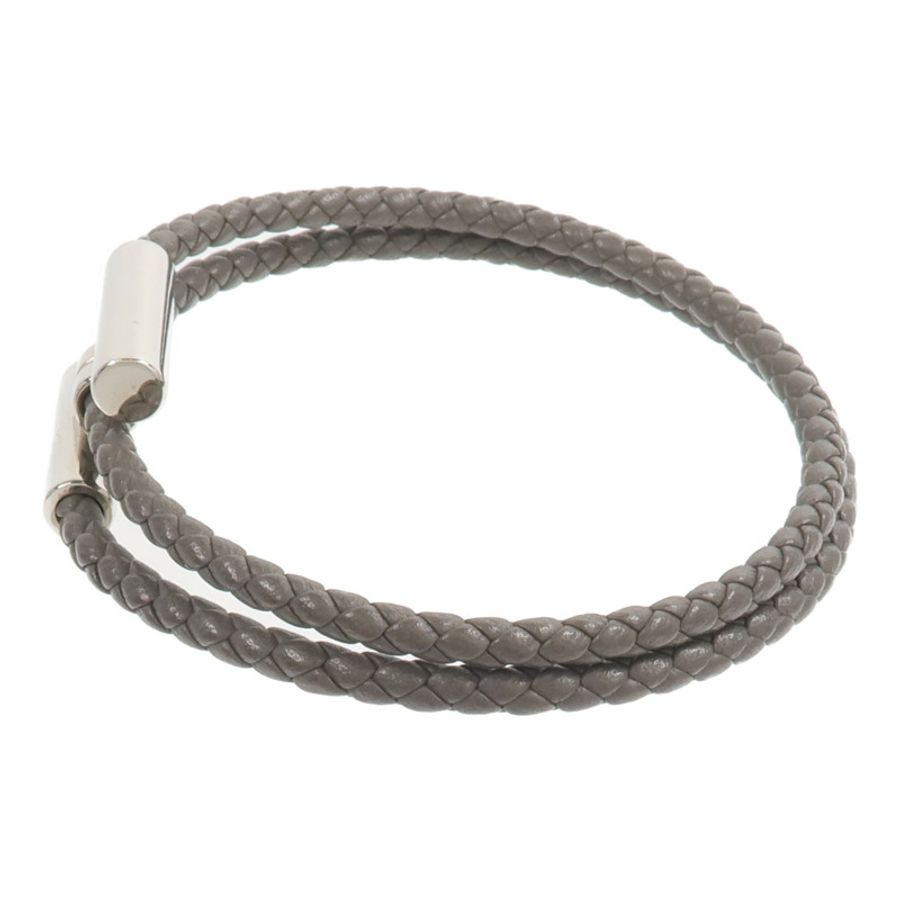 HERMES Swift皮革Tournis Tresse Bracelet手帶-1