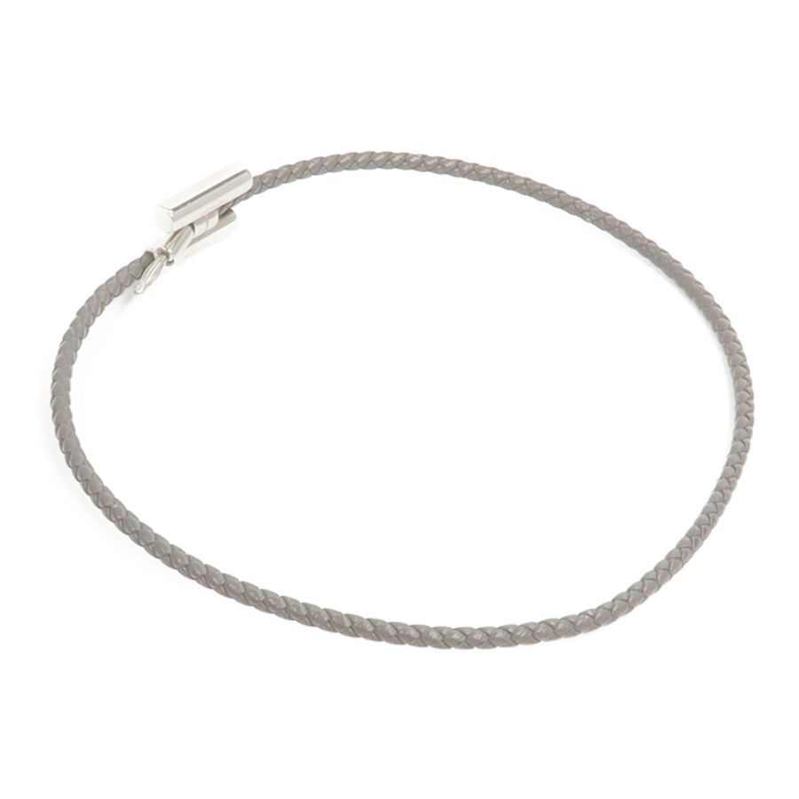 HERMES Swift皮革Tournis Tresse Bracelet手帶-7