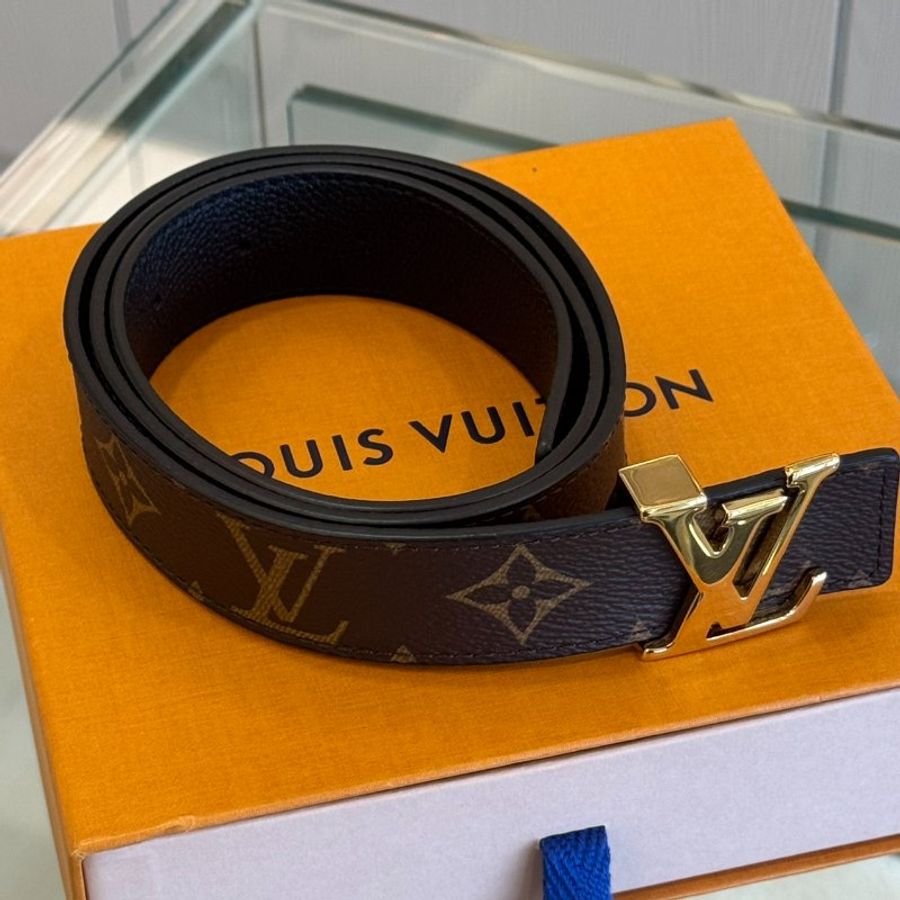 LV M0565W 老花皮帶女版80cm-1
