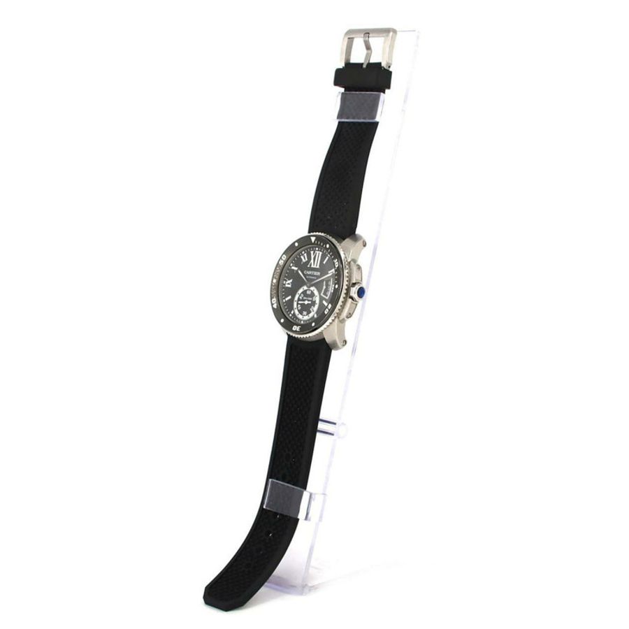 卡地亞 Calibre de Diver W7100056 不鏽鋼自動腕錶-1
