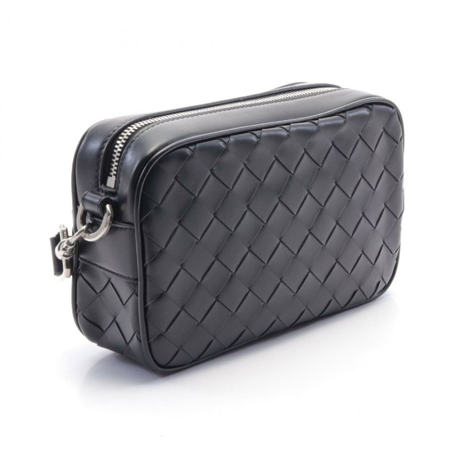 BOTTEGA VENETA Intrecciato 單肩斜背包 765911V2HL18803 皮革 BK-1