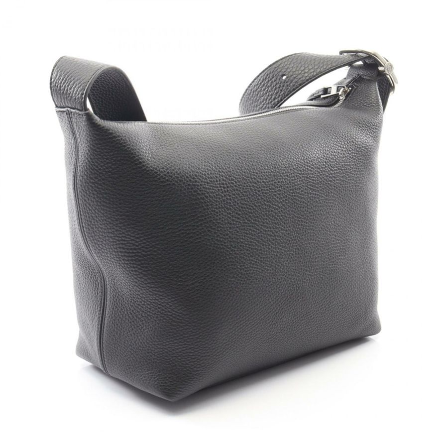 LOEWE 環形單肩斜背包 BB22CMDX011100 黑色皮革 全新 男士-1
