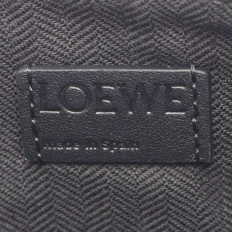 LOEWE HAMMOCK HOBO MINI 迷你肩背包 A538G13X011100 黑色皮革 全新 女士-3
