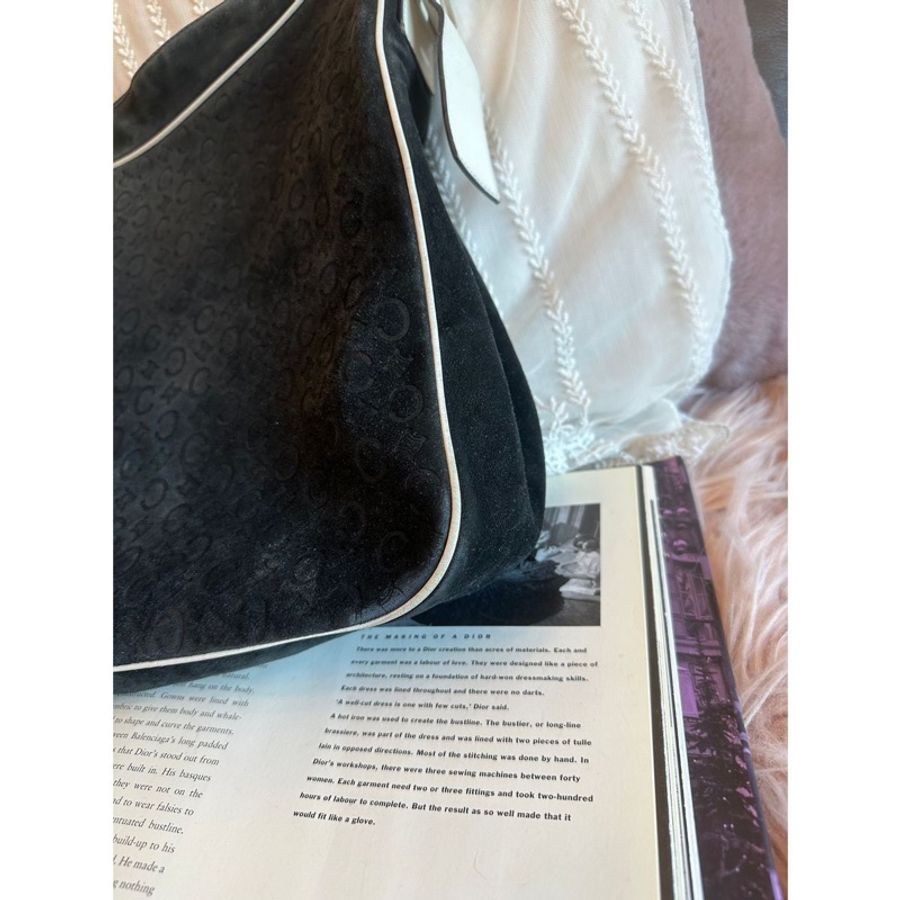思琳Celine 中古 Vintage 男女合用 古董單肩包 復古 絕版 經典 C Macadam 老花暗紋 郵差包 斜背包 messenger bag crossbody bag-14