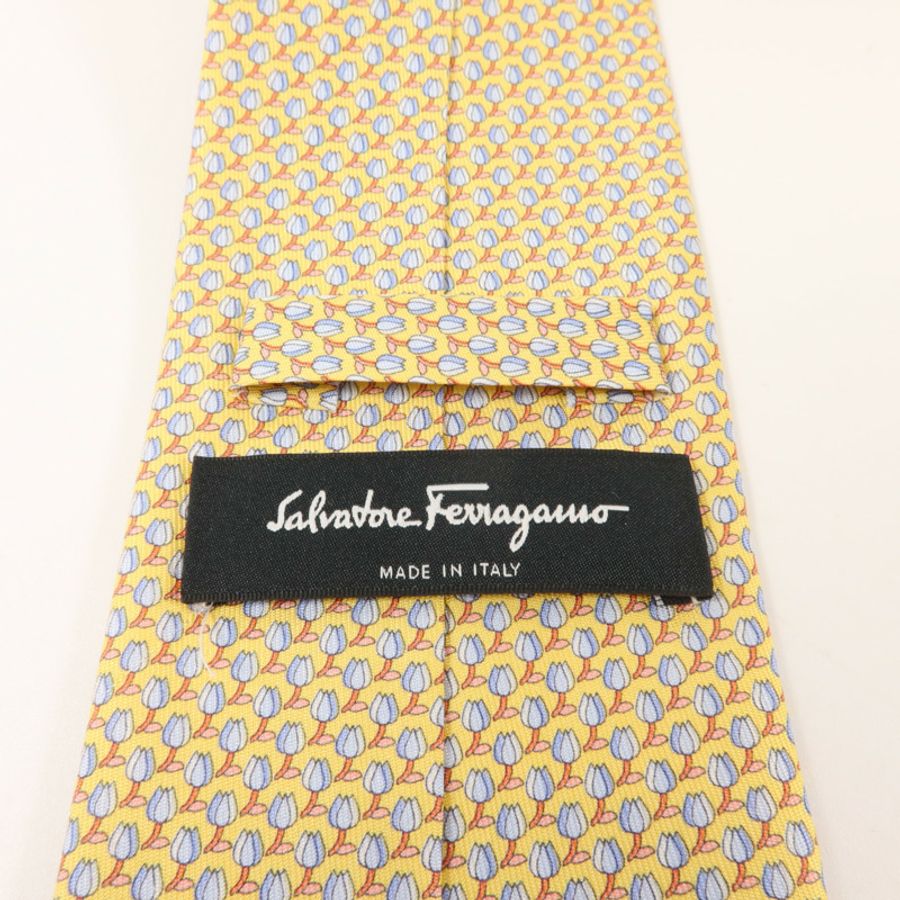 Salvatore Ferragamo 絲質Necktie領帶-6