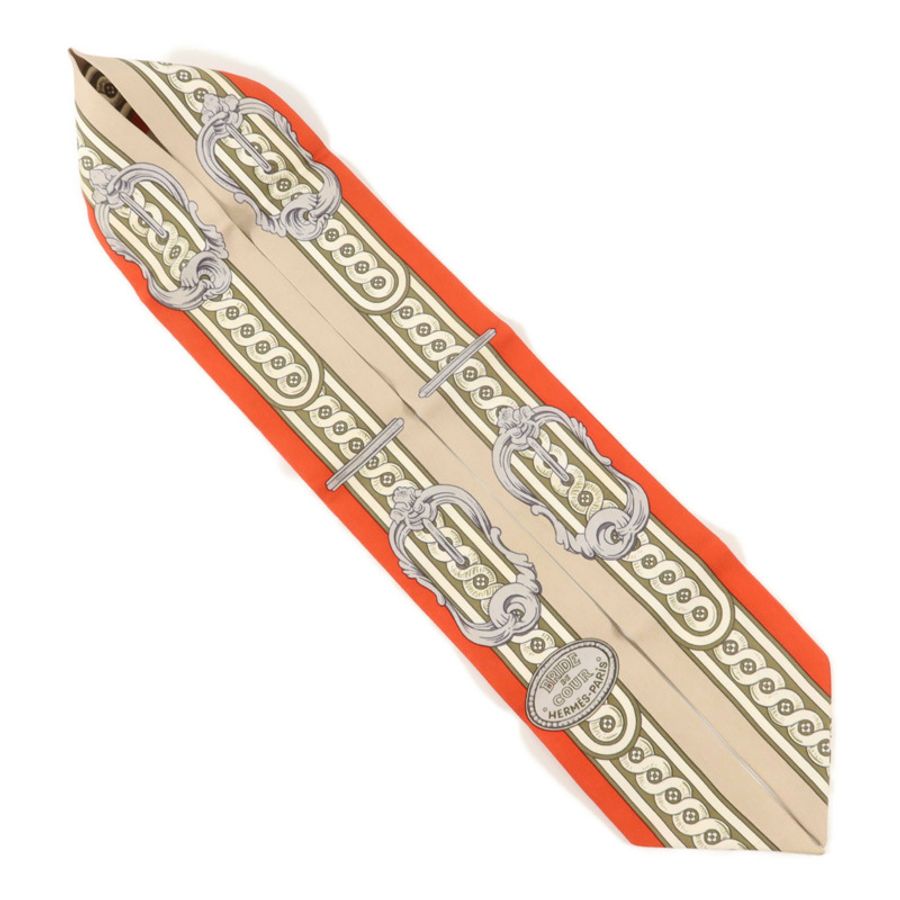 HERMES 絲質Twilly絲巾-3