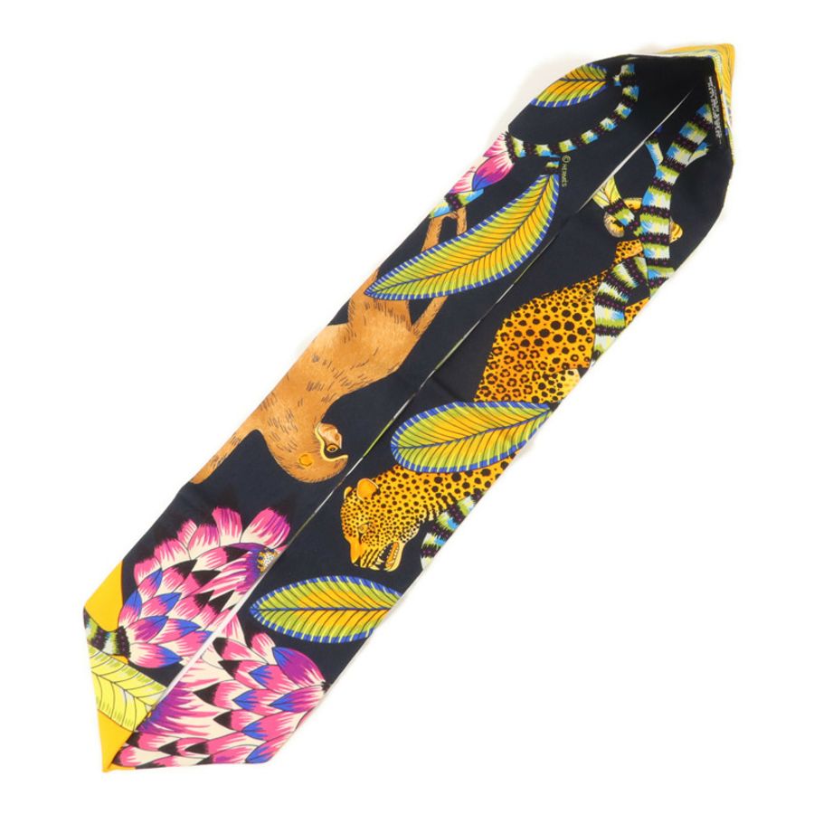 HERMES 絲質Twilly絲巾-2