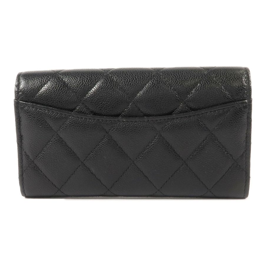 CHANEL 牛皮皮革Classic Medium Flap Wallet錢包-1