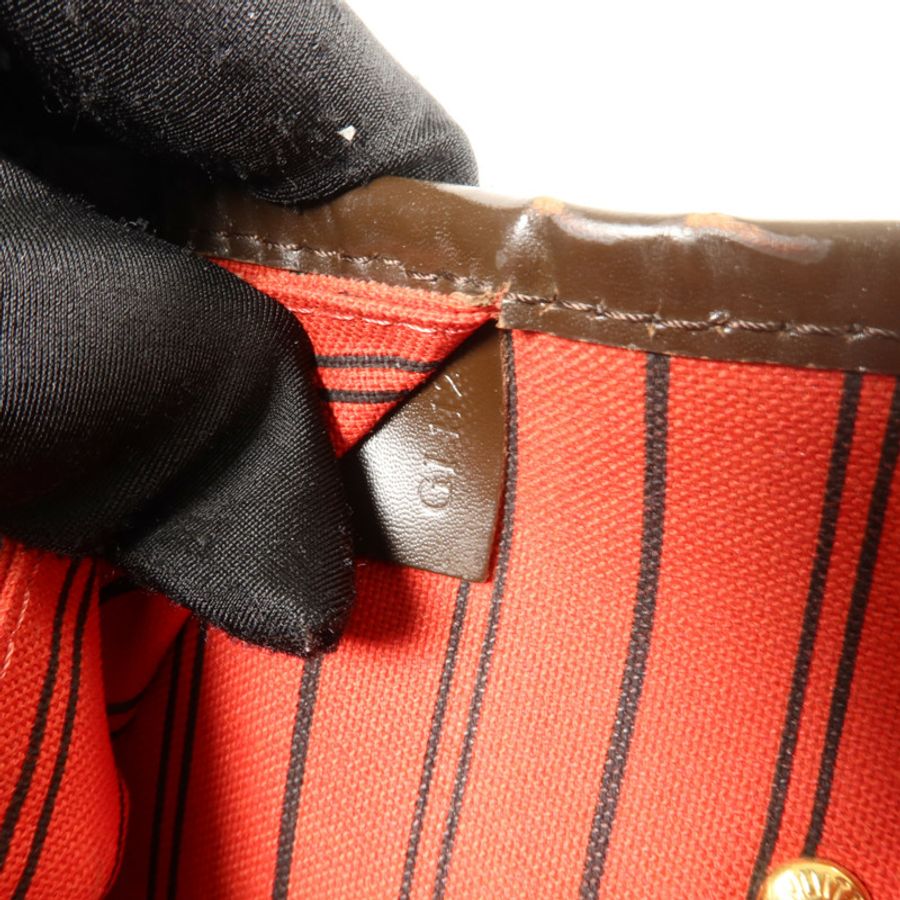LOUIS VUITTON Damier Neverfull MM肩背袋-6