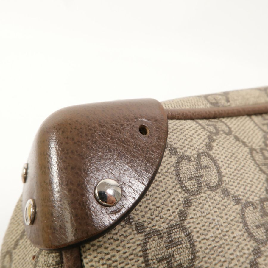 GUCCI 塗層帆布Shoulder Bag肩背袋-13