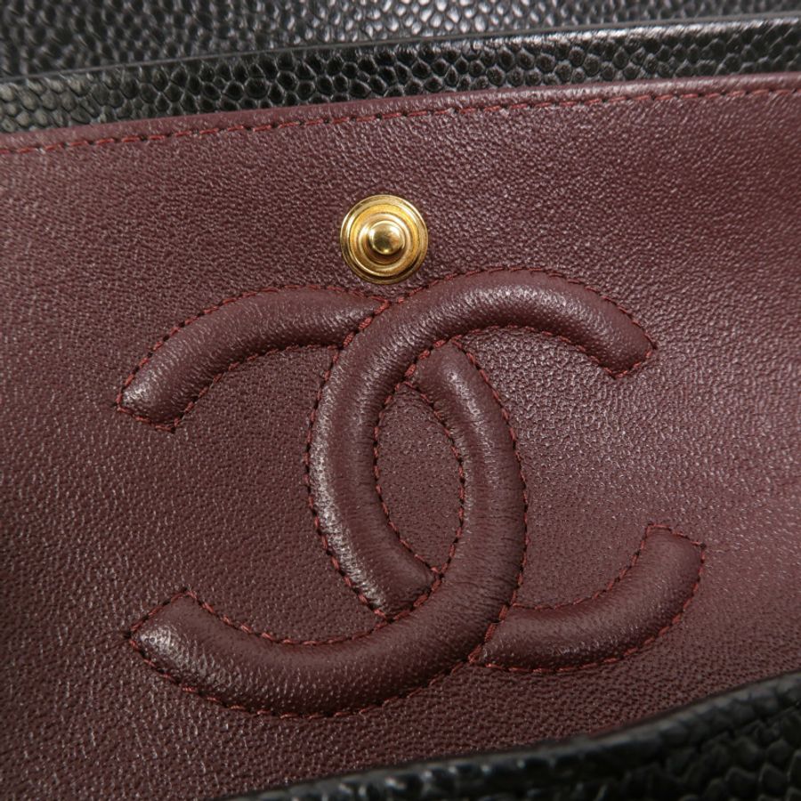 CHANEL 牛皮皮革Classic 23鏈帶手挽肩背兩用袋-5