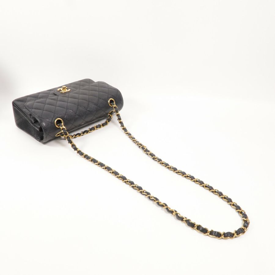 CHANEL 牛皮皮革Classic 23鏈帶手挽肩背兩用袋-8