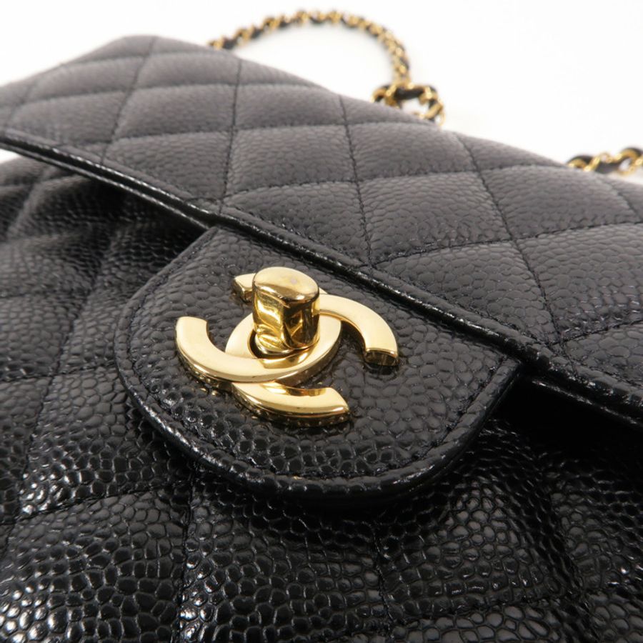 CHANEL 牛皮皮革Classic 23鏈帶手挽肩背兩用袋-9