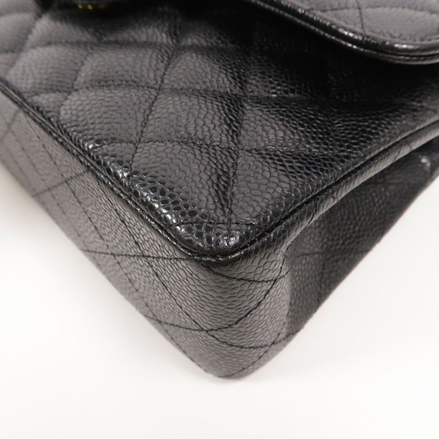 CHANEL 牛皮皮革Classic 23鏈帶手挽肩背兩用袋-11