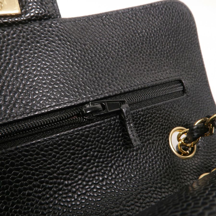 CHANEL 牛皮皮革Classic 23鏈帶手挽肩背兩用袋-15