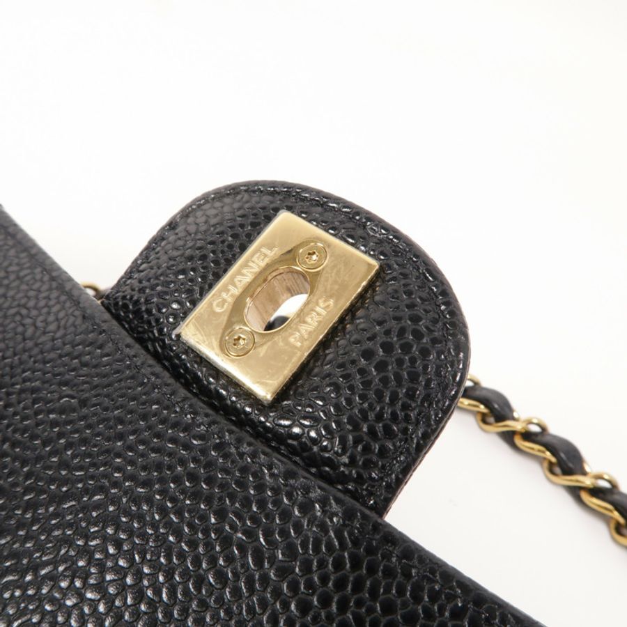 CHANEL 牛皮皮革Classic 23鏈帶手挽肩背兩用袋-16