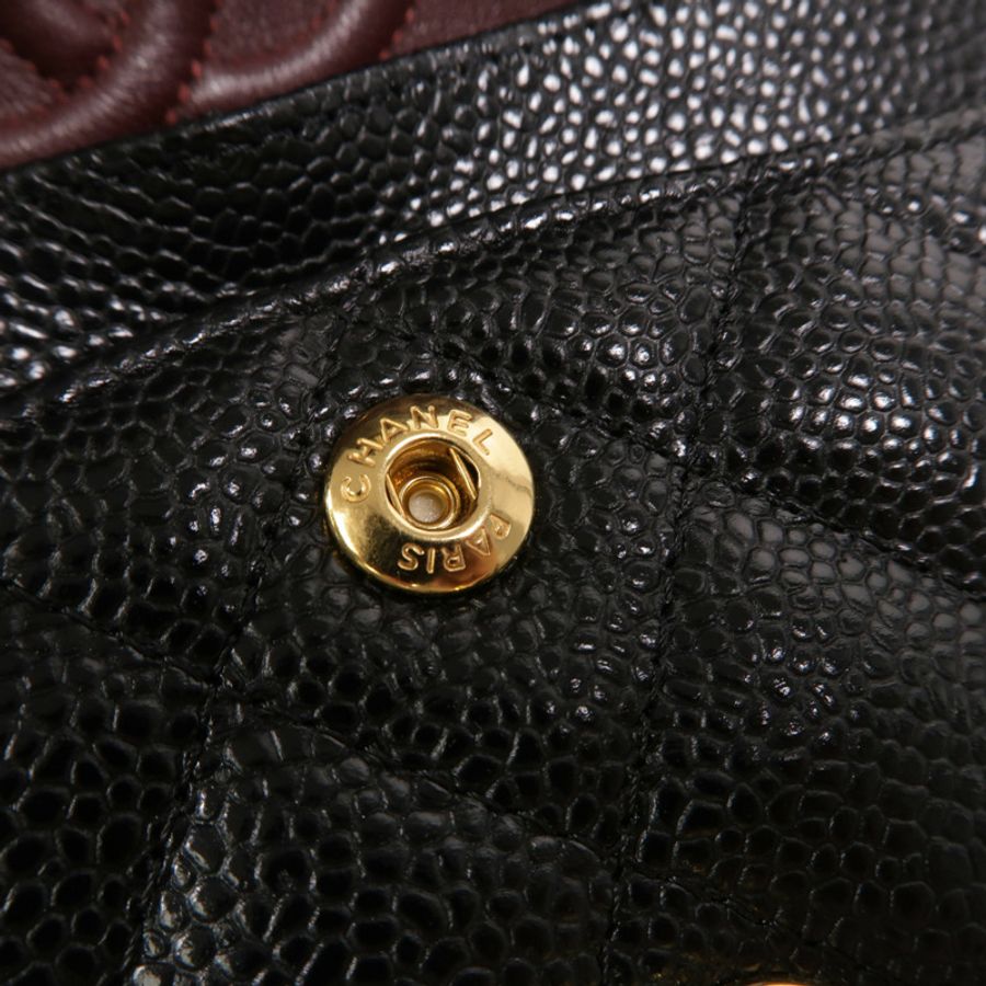 CHANEL 牛皮皮革Classic 23鏈帶手挽肩背兩用袋-17