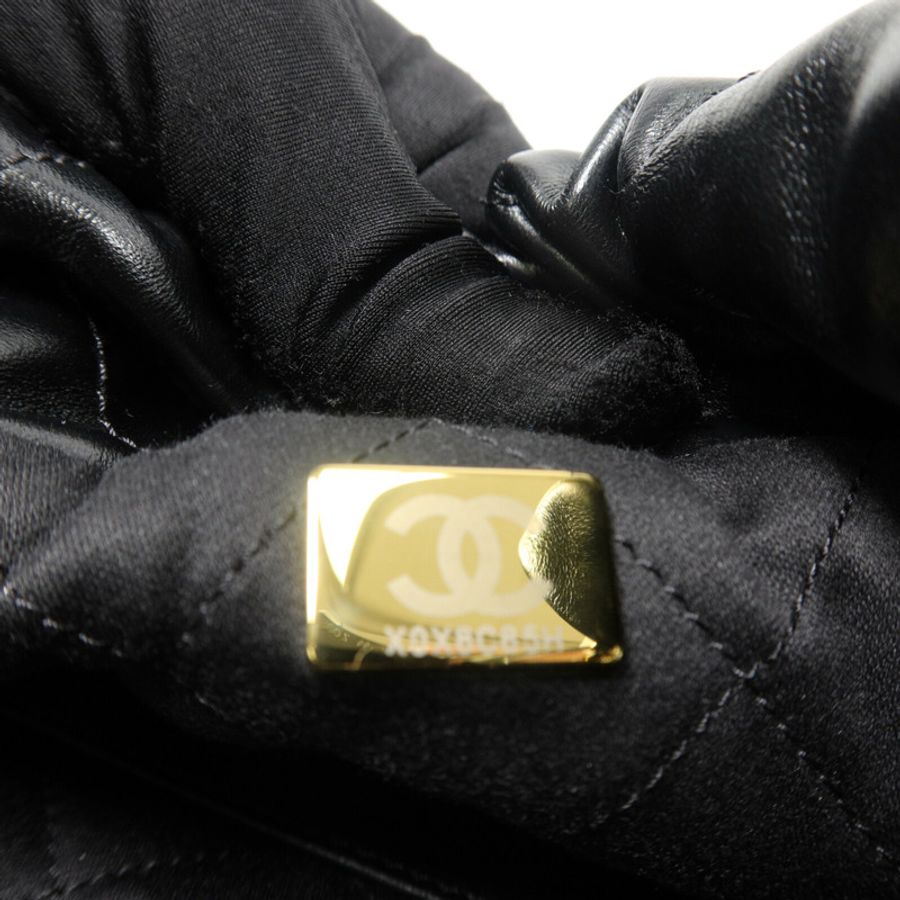CHANEL 牛皮皮革Chanel 22 Mini鏈帶肩背袋-6