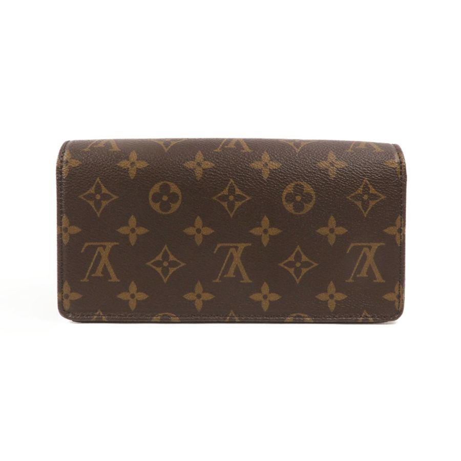 LOUIS VUITTON Monogram Wallet On Chain Lily鏈帶肩背袋-1