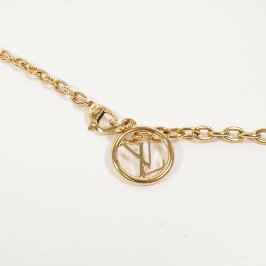 LOUIS VUITTON Monogram Wallet On Chain Lily鏈帶肩背袋-8