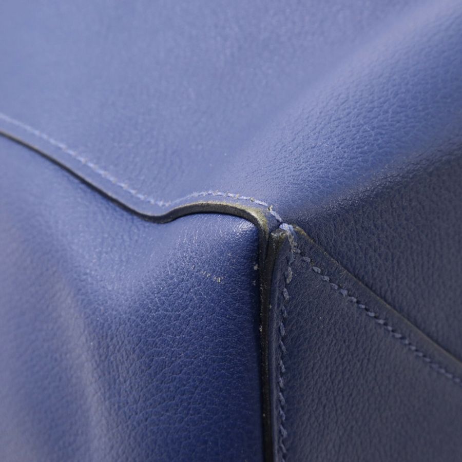 HERMES Evercolor皮革Licol 17肩背袋Bleu Brighton-11