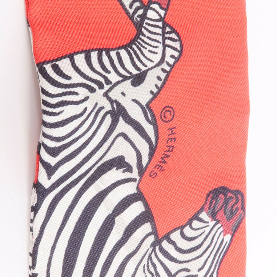 HERMES 絲質Twilly絲巾-5
