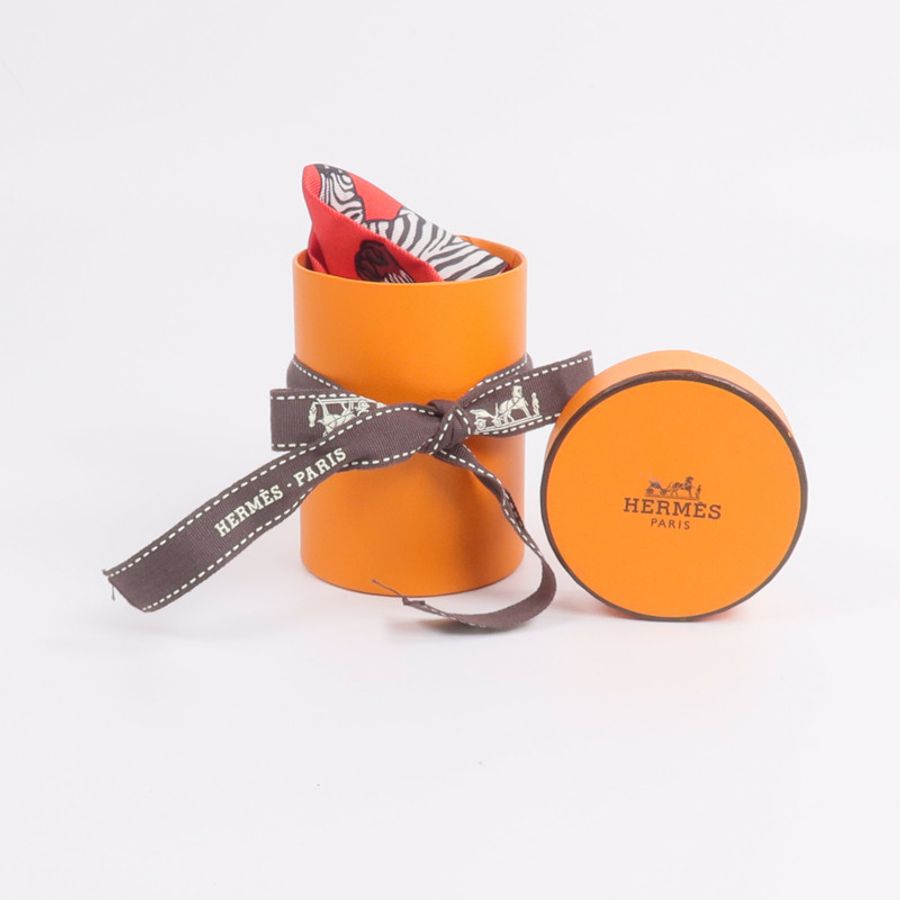 HERMES 絲質Twilly絲巾-7
