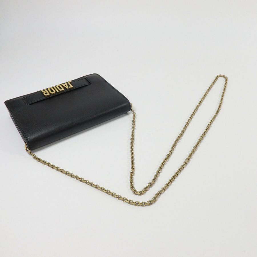 Dior 牛皮皮革J'Adior Wallet On Chain鏈帶肩背袋-9