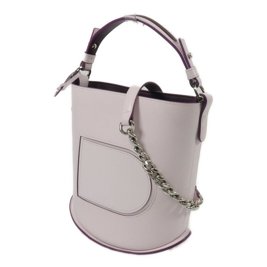 Delvaux 牛皮皮革Pin Mini Bucket鏈帶手挽肩背兩用袋-1
