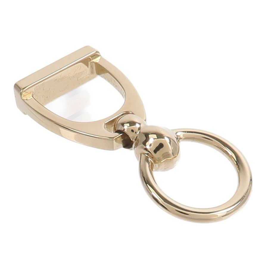 HERMES 黃銅Charms Etrier Twilly Ring絲巾扣-3