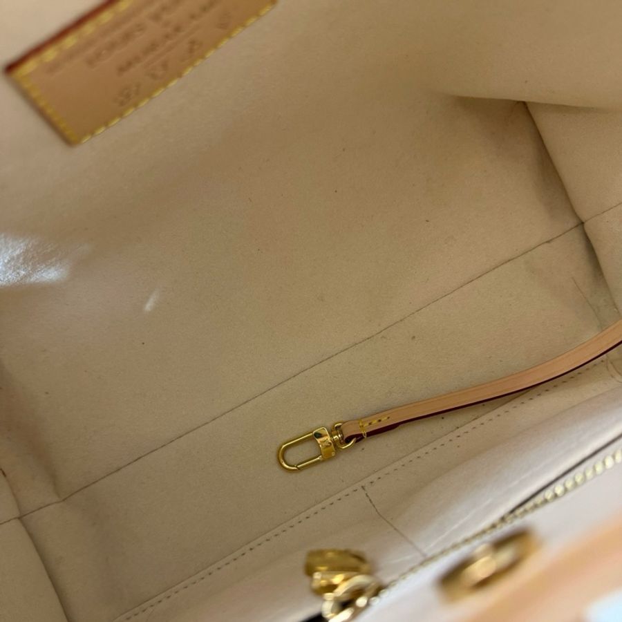 LV/路易威登 Carryall 小號 白三彩 村上隆聯名款 經典三彩老花單肩包斜挎包 芯片款-5